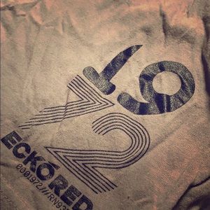 Gray Ecko Red halter top with cap sleeves